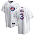 NIKE Men David Ross Chicago Cubs White Home Premium Stitch Replica Jersey product image 1, provided for visual reference and