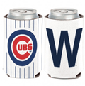 Chicago Cubs "W" 2-Sided 12oz. Neoprene Can Cooler product image 1, provided for visual reference and product detail review