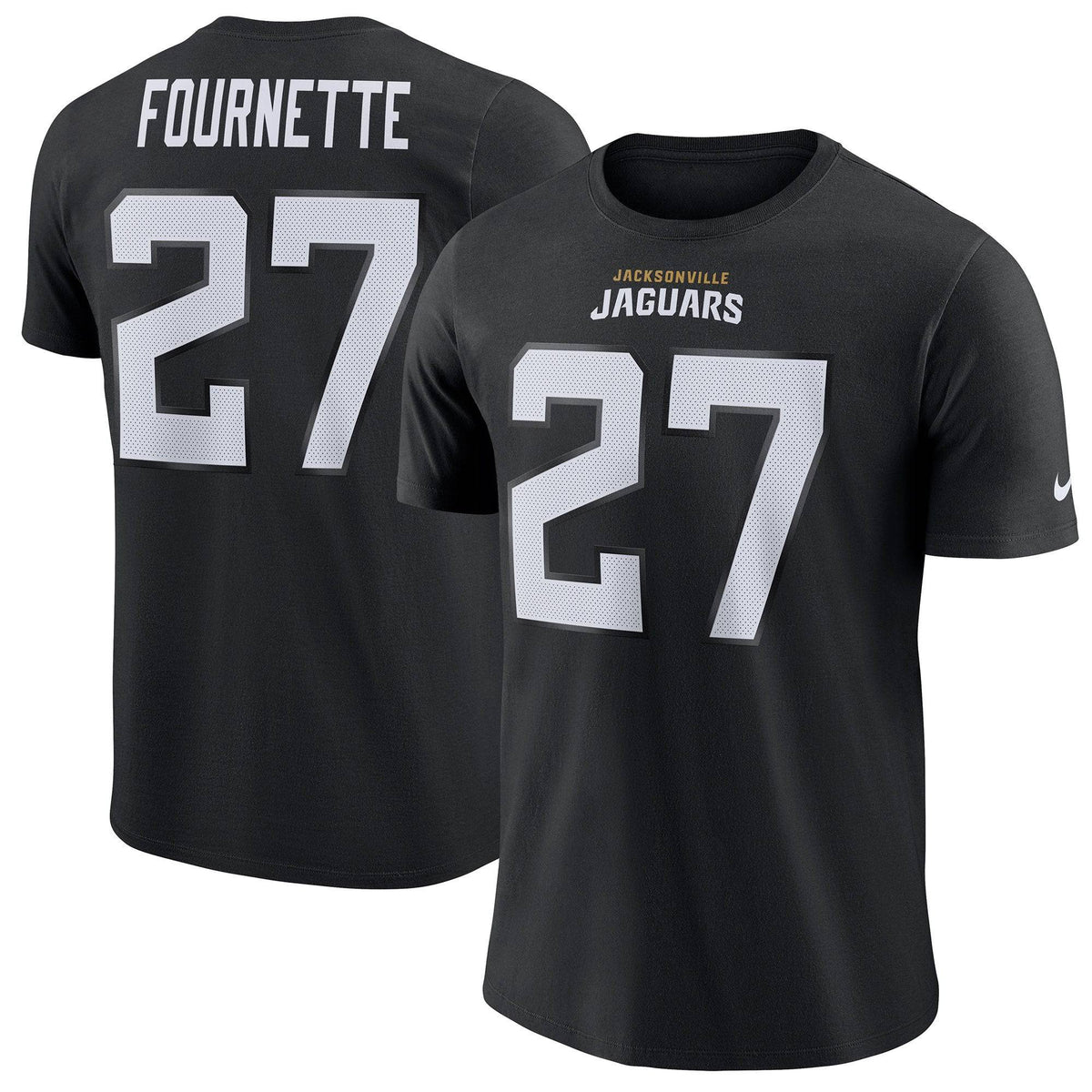 Jacksonville Jaguars Leonard Fournette Nike Black Dri-FIT Player Pride 3.0 Name & Number T-Shirt for Men product image 1,