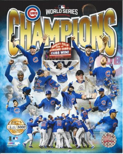 Chicago Cubs 2016 World Series Champions Limited Edition to 500 Photo (Size: 12X24) product image 1, provided for visual