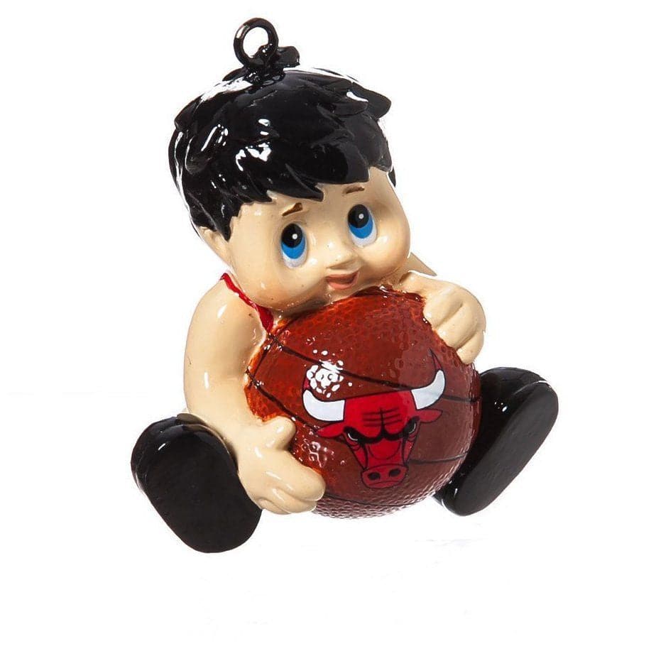 Chicago Bulls Official NBA Lil Fan Team Christmas Ornament by Evergreen product image 1, provided for visual reference and
