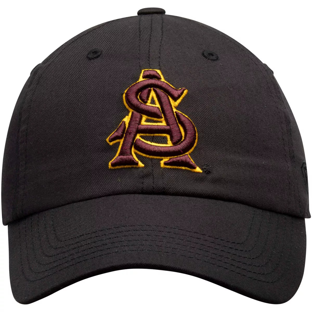 Top of the World Arizona State Sun Devils Black Staple Adjustable Hat for Men product image 2, provided for visual reference