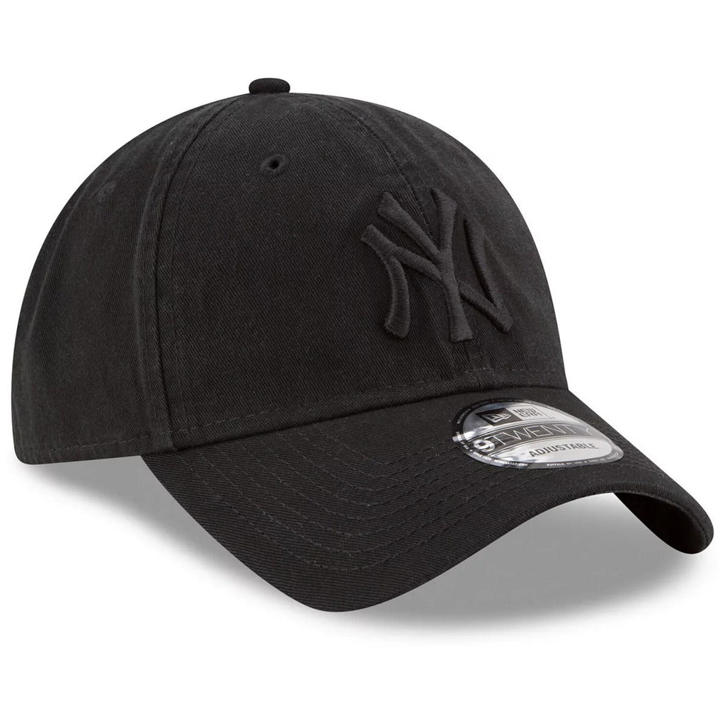 New Era Black New York Yankees Tonal Core Classic 9TWENTY Adjustable Hat for Men product image 3, provided for visual