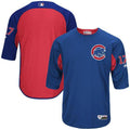 Chicago Cubs Kris Bryant Royal Authentic Collection On-Field 3/4-Sleeve Player Batting Practice Jersey product image 1,