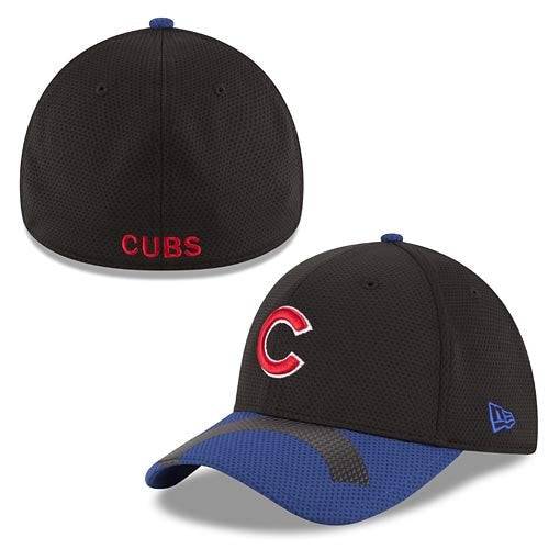 Chicago Cubs MLB Chrome Tech 39THIRTY Flex Fit Hat By New Era product image 3, provided for visual reference and product