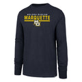 Mens Marquette Golden Eagles End Line Long Sleeve Club T-Shirt product image 1, provided for visual reference and product