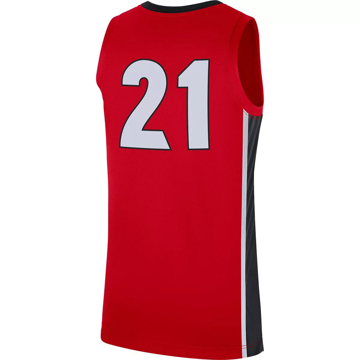 Georgia Bulldogs Nike Replica #21 Basketball Jersey -Red for Men product image 3, provided for visual reference and product