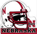 Nebraska Cornhuskers Die Cut Helmet Pennant product image 1, provided for visual reference and product detail review