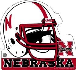Nebraska Cornhuskers Die Cut Helmet Pennant product image 1, provided for visual reference and product detail review