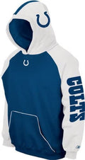 Indianapolis Colts Youth Helmet Fleece Hooded Sweatshirt product image 1, provided for visual reference and product detail