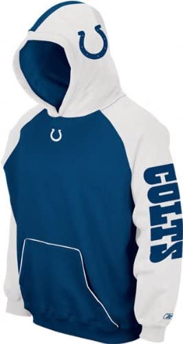 Indianapolis Colts Youth Helmet Fleece Hooded Sweatshirt product image 1, provided for visual reference and product detail