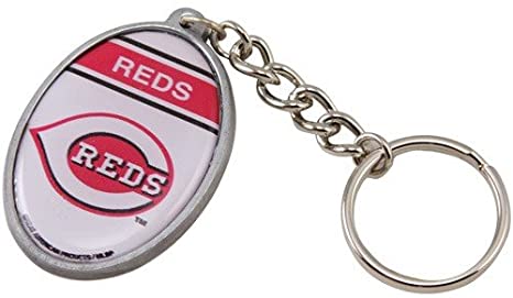 Cincinnati Reds MLB Oval Keychain product image 1, provided for visual reference and product detail review