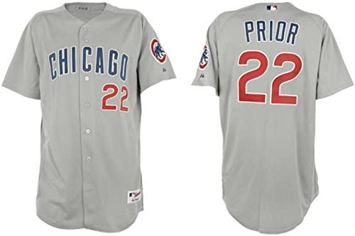 Mark Prior Chicago Cubs Road Gray Majestic Authentic Jersey for Men product image 1, provided for visual reference and