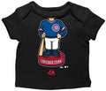 MLB Chicago Cubs Infant Trophy Case Envelope T-Shirt By Majestic product image 1, provided for visual reference and product