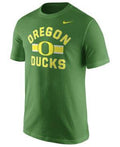 Nike Men Oregon Ducks Stadium Team First Stripe T-Shirt product image 1, provided for visual reference and product detail