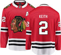 Mens Duncan Keith Chicago Blackhawks Fanatics Branded Red Home Breakaway Jersey product image 1, provided for visual