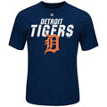 MLB Detroit Tigers Winning Moment Navy Cool Base Synthetic T-Shirt for Men product image 1, provided for visual reference