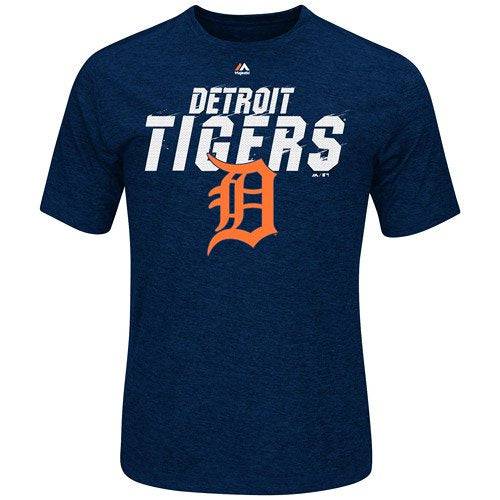 MLB Detroit Tigers Winning Moment Navy Cool Base Synthetic T-Shirt for Men product image 1, provided for visual reference