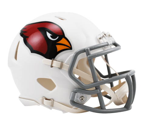 Arizona Cardinals Speed Mini Helmet product image 1, provided for visual reference and product detail review