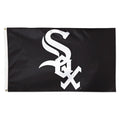 Chicago White Sox Black 3X5 Team Flag product image 1, provided for visual reference and product detail review