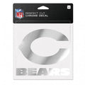 Chicago Bears 6X6 Chrome Decal By Wincraft product image 1, provided for visual reference and product detail review