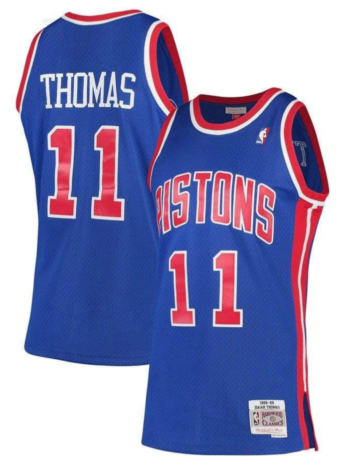 Isiah Thomas Detroit Pistons Mitchell & Ness 1988-89 Hardwood Classics Swingman Jersey for Men product image 1, provided for