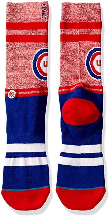 Chicago Cubs Adult Diamond Socks product image 2, provided for visual reference and product detail review