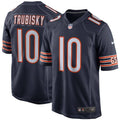 Youth Chicago Bears Mitchell Trubisky Nike Navy Game Jersey product image 1, provided for visual reference and product