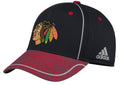 Men’s Chicago Blackhawks Authentic Collection Alpha Structured Flex Fit Hat By Adidas product image 1, provided for visual