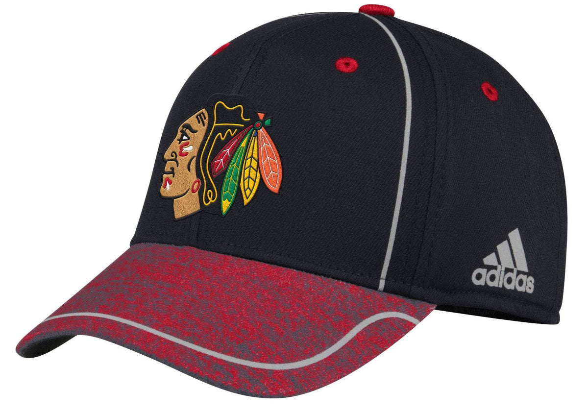 Men’s Chicago Blackhawks Authentic Collection Alpha Structured Flex Fit Hat By Adidas product image 1, provided for visual