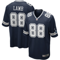 Dallas Cowboys CeeDee Lamb Nike Navy Game Jersey for Men product image 1, provided for visual reference and product detail
