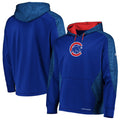 Chicago Cubs Majestic Royal Armor Therma Base Pullover Hoodie for Men product image 1, provided for visual reference and