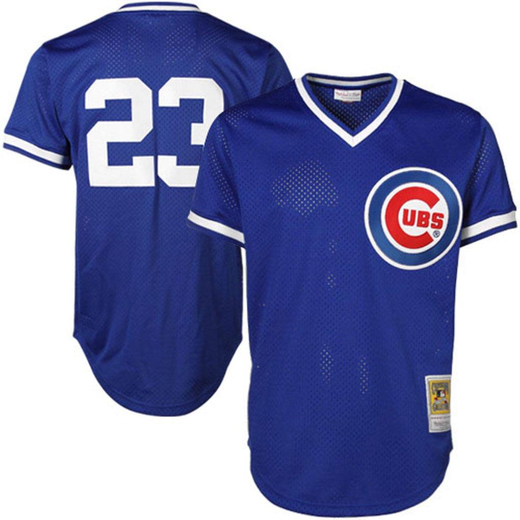 Ryne Sandberg Chicago Cubs 1984 Authentic Mesh BP Jersey Chicago Cubs By Mitchell & Ness product image 1, provided for
