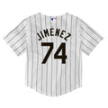 Child Eloy Jimenez Chicago White Sox Majestic White Home Cool Base Replica Jersey product image 1, provided for visual
