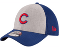 New Era Men Chicago Cubs 39Thirty Heather Gray Neo Stretch Fit Hat product image 1, provided for visual reference and