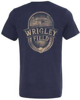 Wrigley Field Chicago Beer Label Design T-Shirt for Men product image 2, provided for visual reference and product detail