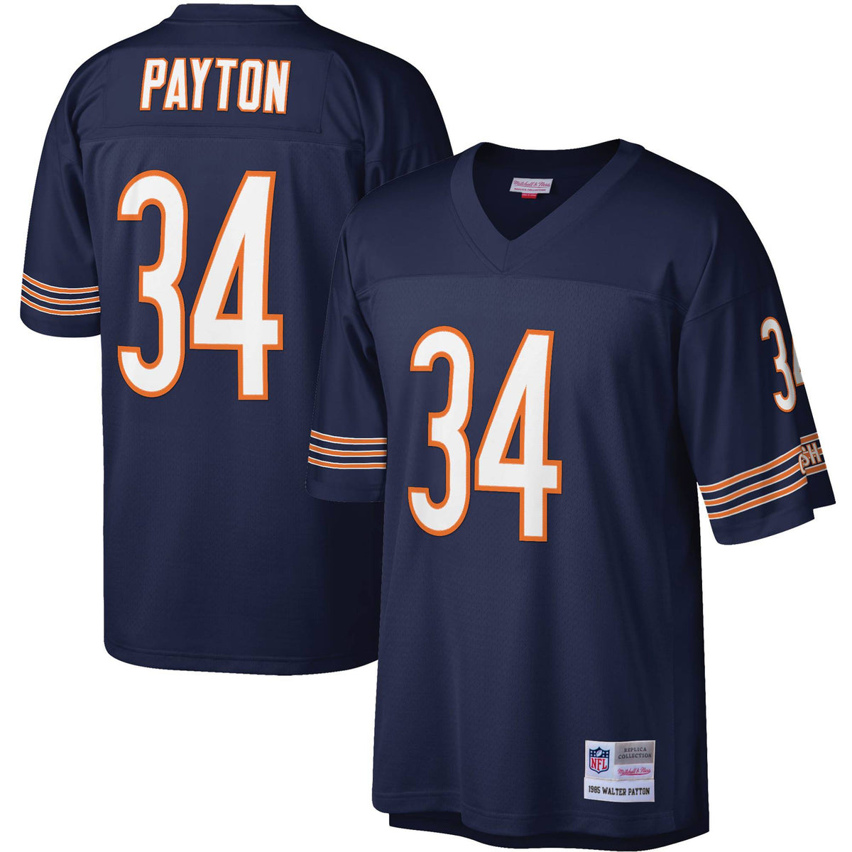 Mitchell & Ness Walter Payton Navy Chicago Bears 1985 Legacy Replica Jersey for Men product image 1, provided for visual