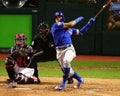 Chicago Cubs Javier Baez 2016 World Series Home Run Photo product image 1, provided for visual reference and product detail