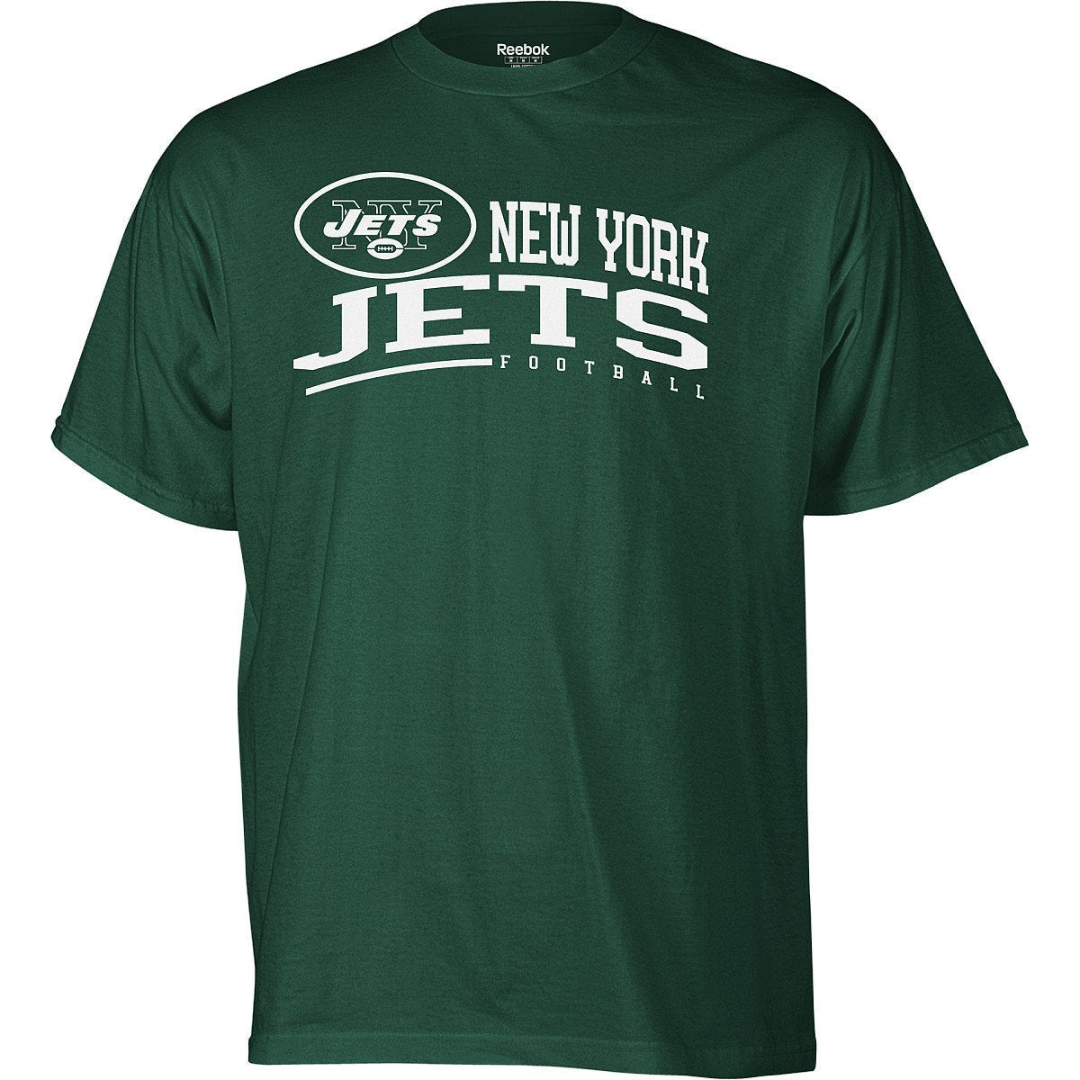 Mens Reebok New York Jets Arched Horizon Short Sleeve T-Shirt product image 1, provided for visual reference and product