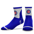 Chicago Cubs SURGE FBF Crew Socks for Men product image 1, provided for visual reference and product detail review