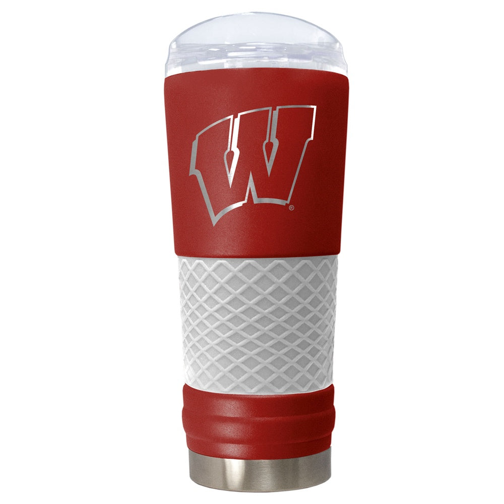 Wisconsin Badgers The Draft 24 oz Vacuum Insulated Team Color Stainless Steel Beverage Cup product image 1, provided for