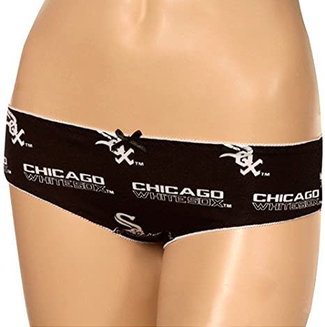 Concepts Sport Chicago White Sox Women Black All Over Print Boyshort Panties product image 1, provided for visual reference