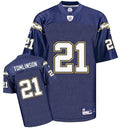 San Diego Chargers Ladanian Tomlinson Youth Replica Navy Jersey product image 1, provided for visual reference and product