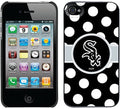 Chicago White Sox Black Polka Dots iPhone 4/4s Phone Case product image 1, provided for visual reference and product detail
