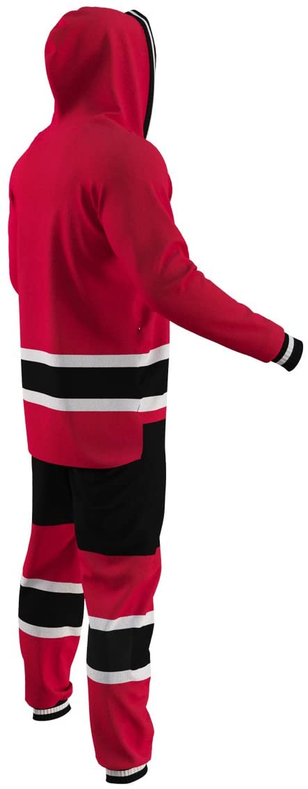 Chicago Blackhawks Ice Team Color Hockey Sockey Onsie product image 5, provided for visual reference and product detail