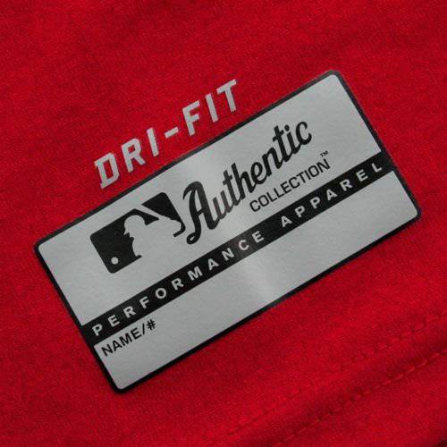 NIKE Washington Nationals Red Team Issue Legend Logo Red Performance T-shirt product image 2, provided for visual reference