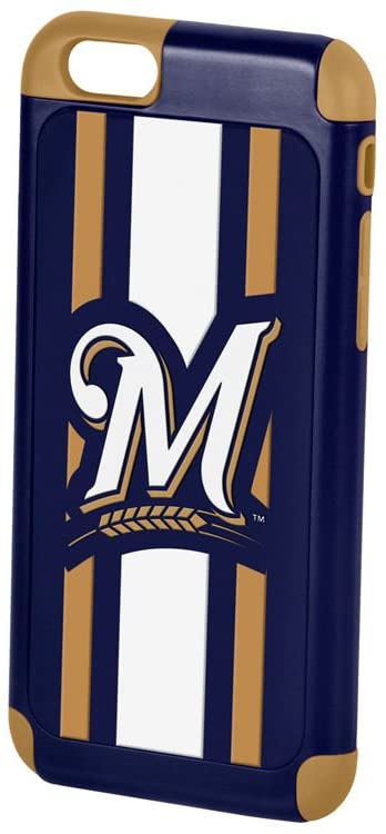 Milwaukee Brewers Dual Hybrid iPhone 6 Case product image 1, provided for visual reference and product detail review