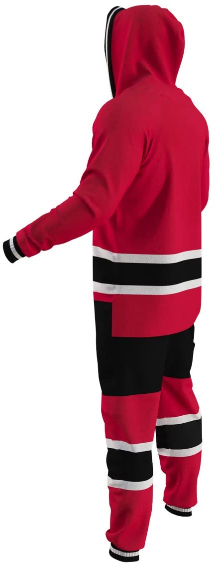 Chicago Blackhawks Ice Team Color Hockey Sockey Onsie product image 4, provided for visual reference and product detail