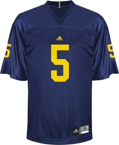Youth NCAA Michigan Wolverines #5 Replica Jersey product image 1, provided for visual reference and product detail review