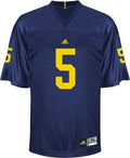 Youth NCAA Michigan Wolverines #5 Replica Jersey product image 1, provided for visual reference and product detail review